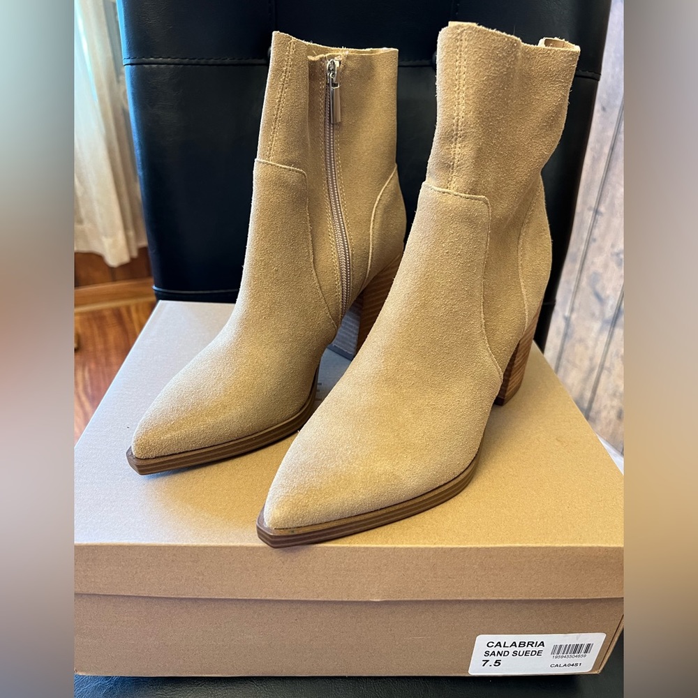 Steve Madden, Calabria sand suede, size 7.5